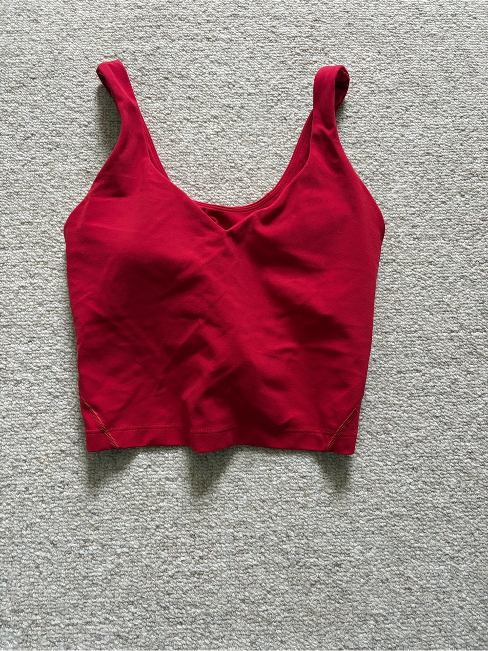 lululemon athletica Red align tank